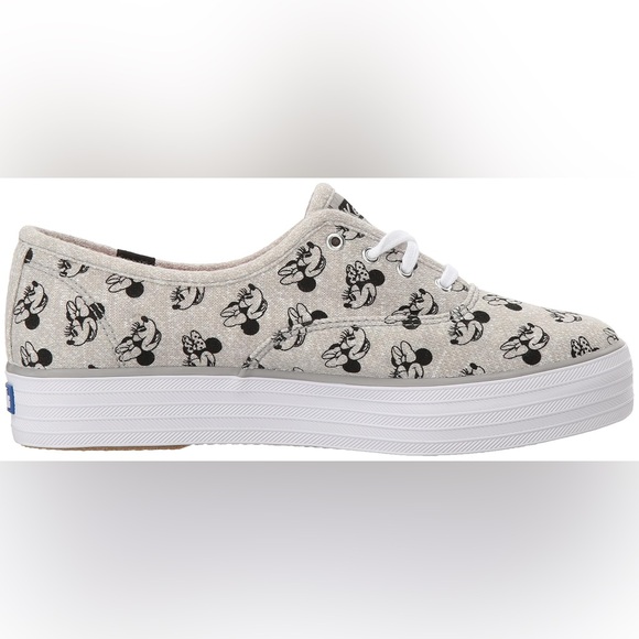 Keds Womens Triple Minnie Screen Print Jersey Fashion Sneaker - Picture 11 of 11